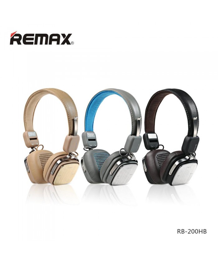 REMAX RB-200HB Wireless Bluetooth Stereo Headphones with Microphone 